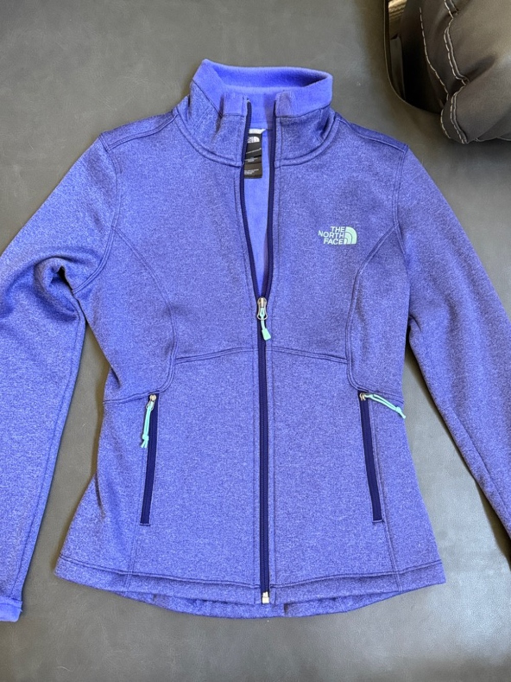 The North Face Women's Heathered Violet Full-Zip Utility Jacket